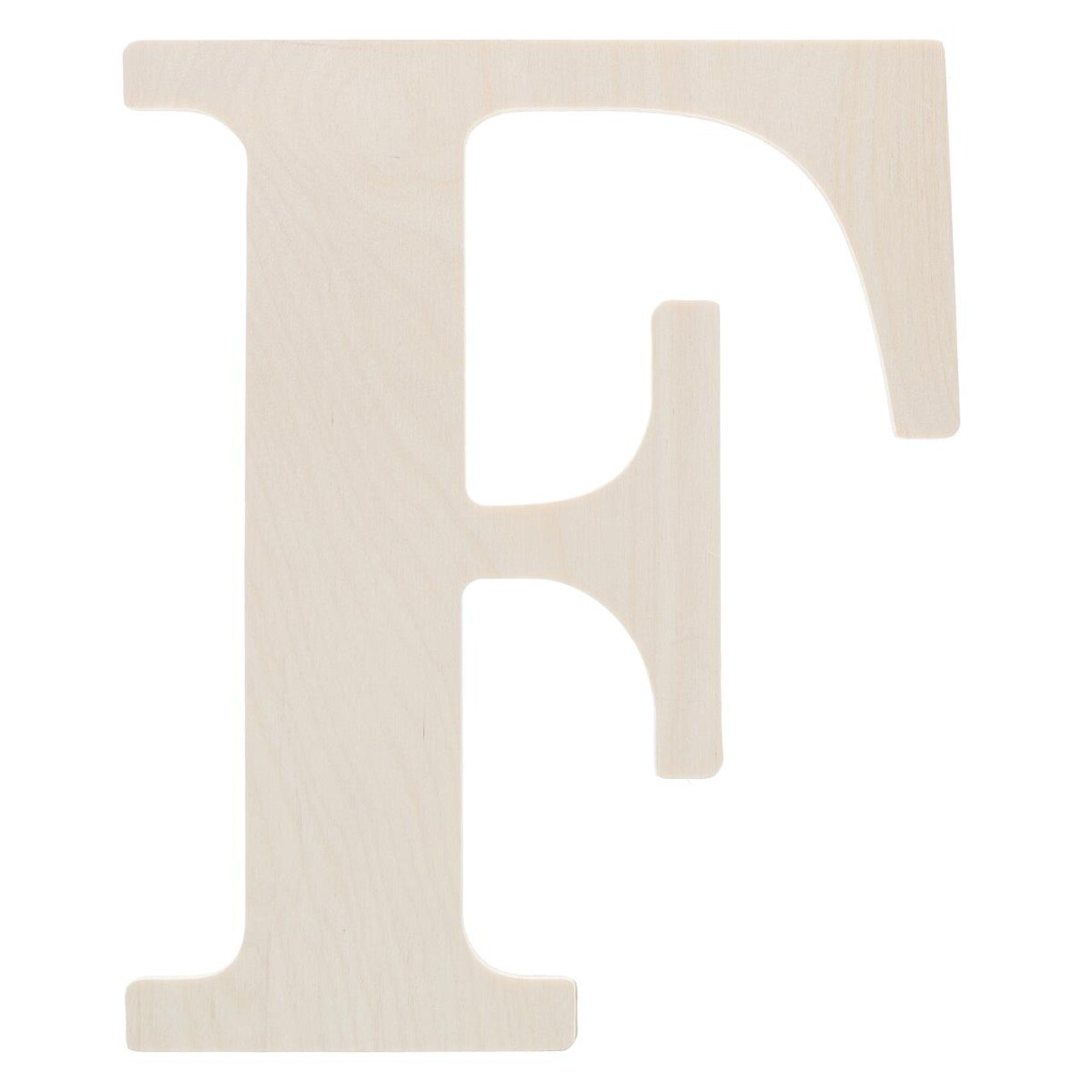 Good Wood By Leisure Arts Letter 9.5" F, Wooden Letters, Wood Letters, Wooden Letters Wall Decor, Large Letters 9.5 Inch, Small For Crafts